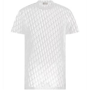 Sheer Oblique Transparent Monogram T-Shirt
